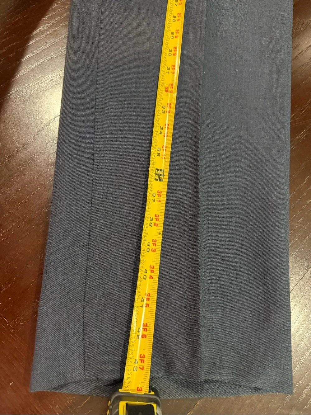 Alan Flusser Saks Fifth Avenue Suit Men 100% Wool Made in Canada Blue